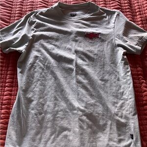 Maui and Sons Light Gray T-Shirt with Red Logo